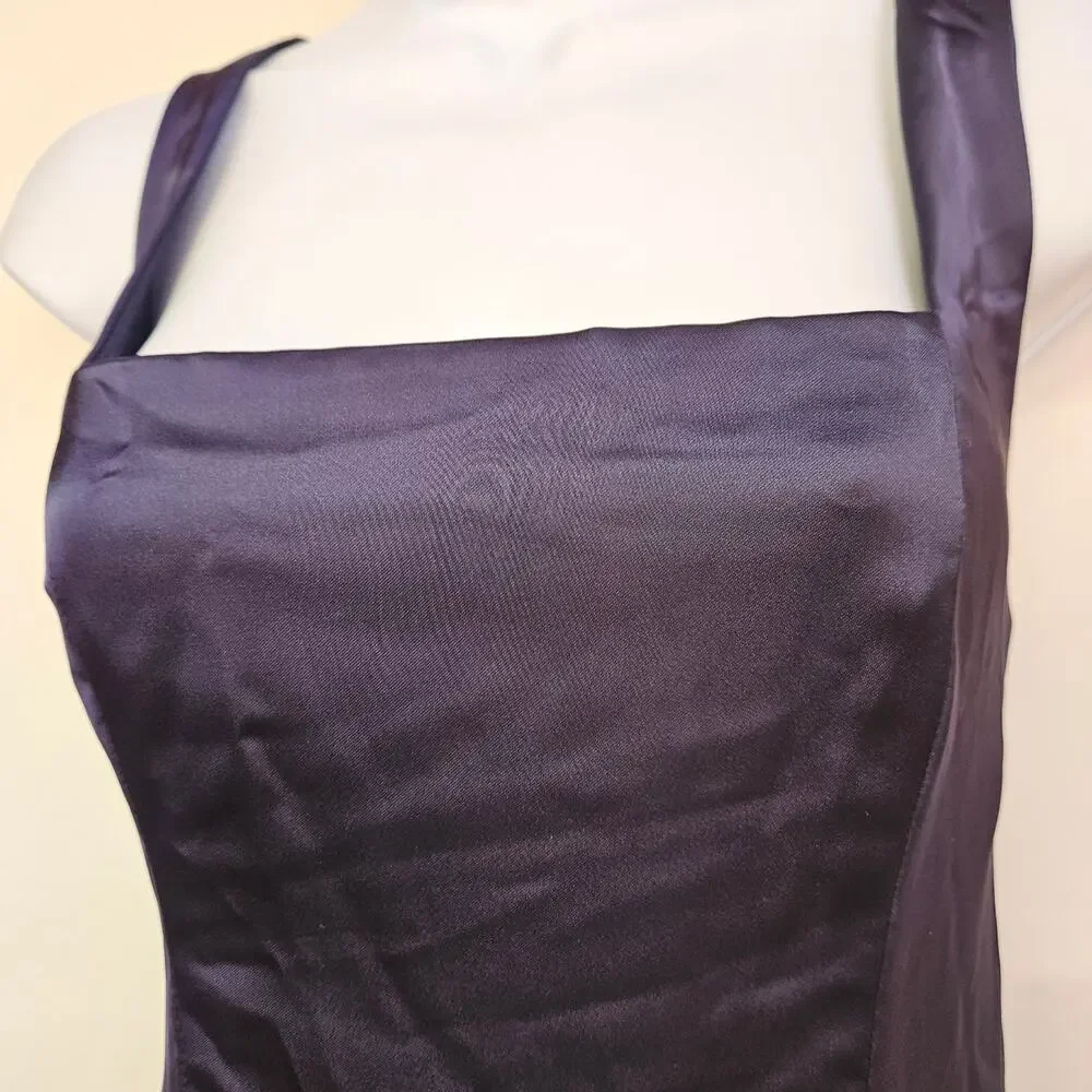 Thread Midnight‎ Square Neck Satin Gown Size M NWT Formal Holiday Party Event